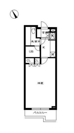 スカイコートヴァンテアン桜上水の物件間取画像